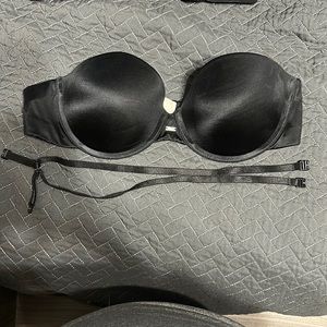 Maidenform Black Strapless Bra Size 38B